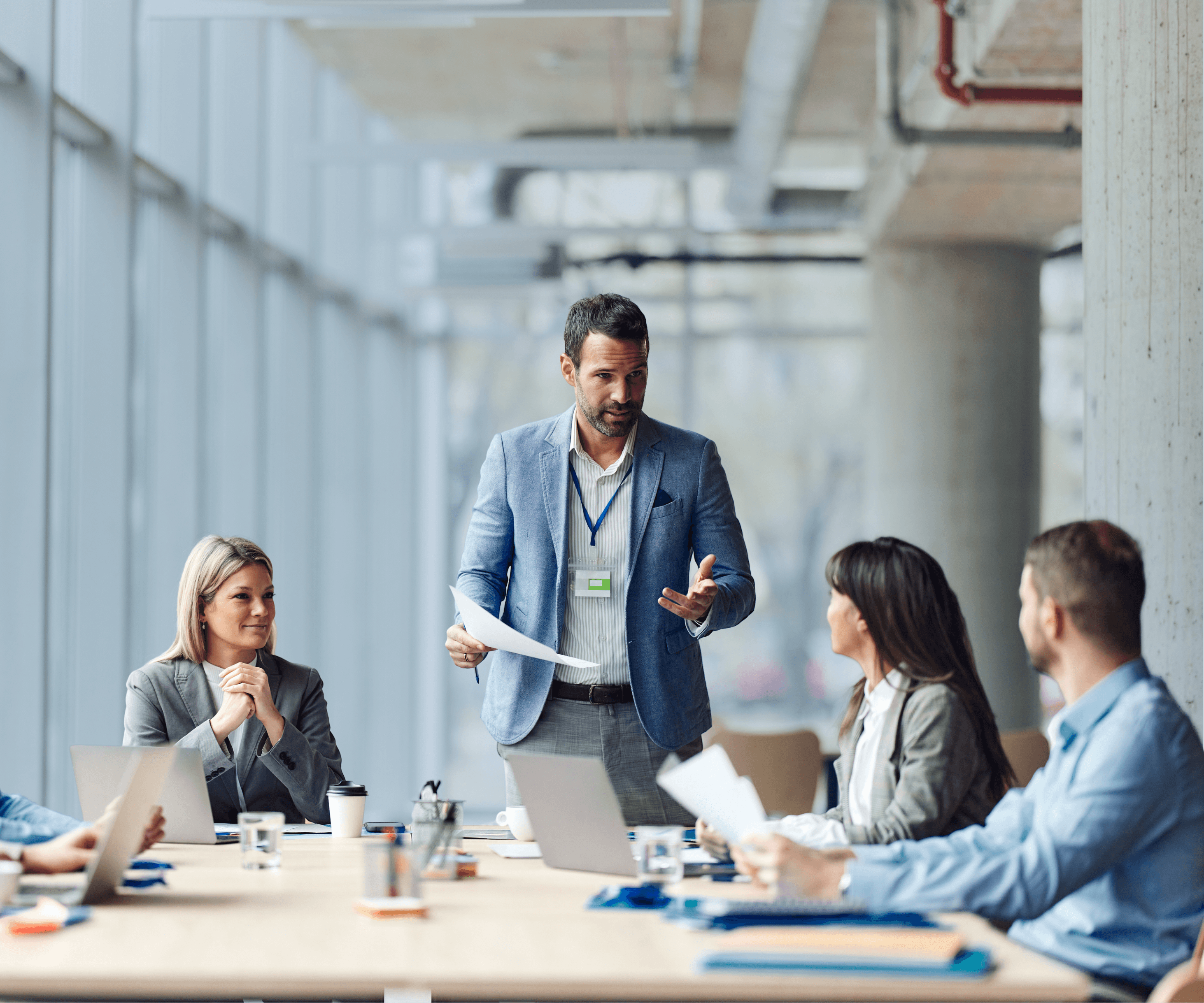 Global Procurement Specialists In Meeting To Discuss Processes